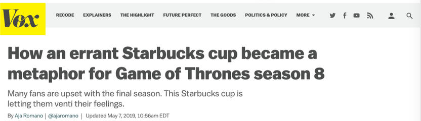 Vox GoT